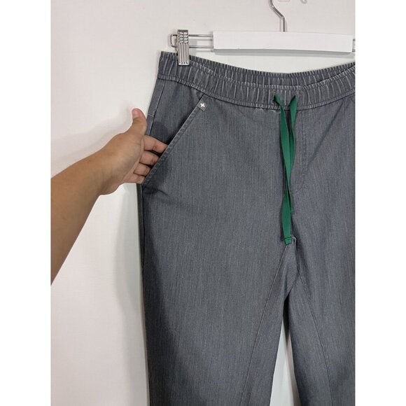 Men's FIGS Gray Tansen Jogger Scrub Pants Medical Size S - Picture 4 of 9